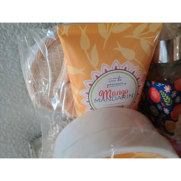 Wine Country Discontinued Gift Basket Mango Mandarin Themed - New - Picture 4 of 12